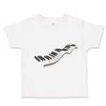 Toddler Clothes Piano Keyboard Toddler Shirt Baby Clothes Cotton