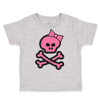 Toddler Clothes Girlie Pink Skull Halloween Toddler Shirt Baby Clothes Cotton