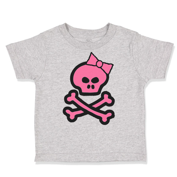 Toddler Clothes Girlie Pink Skull Halloween Toddler Shirt Baby Clothes Cotton
