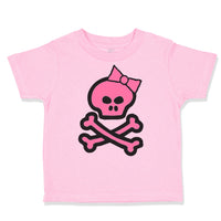 Toddler Clothes Girlie Pink Skull Halloween Toddler Shirt Baby Clothes Cotton