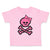 Toddler Clothes Girlie Pink Skull Halloween Toddler Shirt Baby Clothes Cotton