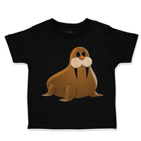 Toddler Clothes Cute Brown Walrus Toddler Shirt Baby Clothes Cotton