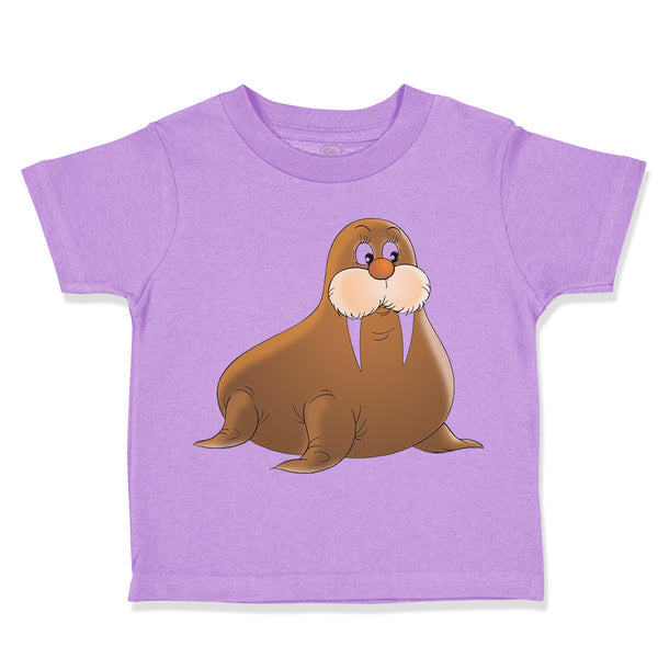 Toddler Clothes Cute Brown Walrus Toddler Shirt Baby Clothes Cotton