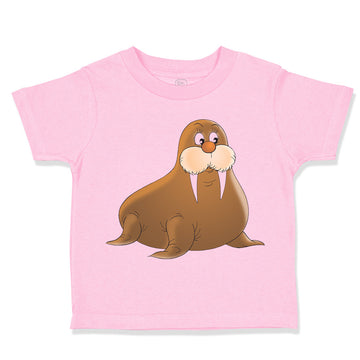 Toddler Clothes Cute Brown Walrus Toddler Shirt Baby Clothes Cotton