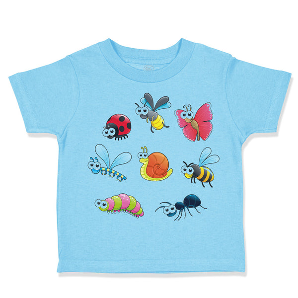 Toddler Clothes Bugs and Snails Toddler Shirt Baby Clothes Cotton