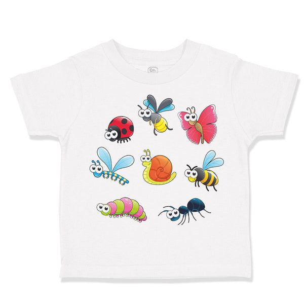 Toddler Clothes Bugs and Snails Toddler Shirt Baby Clothes Cotton