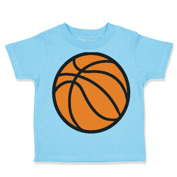 Toddler Clothes Orange Basketball Ball Hoops Toddler Shirt Baby Clothes Cotton