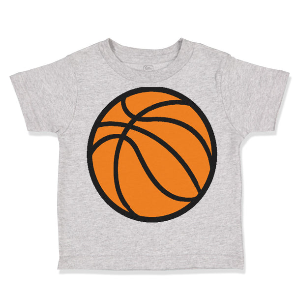 Toddler Clothes Orange Basketball Ball Hoops Toddler Shirt Baby Clothes Cotton