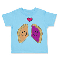Toddler Clothes Peanut Butter and Jelly Toasts in Love B Toddler Shirt Cotton