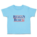 Toddler Clothes Reagan Bush' 84 President Political Leaders Committee Cotton