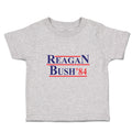 Toddler Clothes Reagan Bush' 84 President Political Leaders Committee Cotton