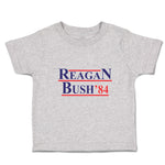 Toddler Clothes Reagan Bush' 84 President Political Leaders Committee Cotton