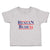 Toddler Clothes Reagan Bush' 84 President Political Leaders Committee Cotton