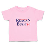 Toddler Clothes Reagan Bush' 84 President Political Leaders Committee Cotton