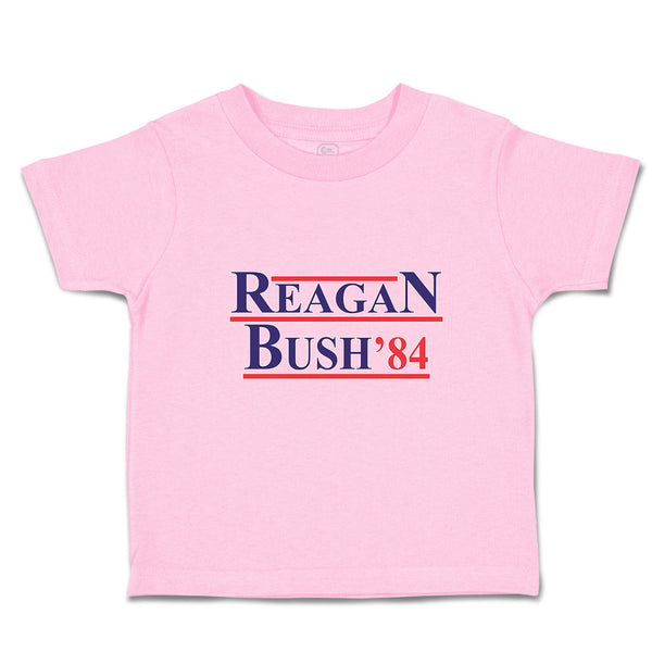 Toddler Clothes Reagan Bush' 84 President Political Leaders Committee Cotton