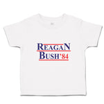 Toddler Clothes Reagan Bush' 84 President Political Leaders Committee Cotton