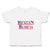 Toddler Clothes Reagan Bush' 84 President Political Leaders Committee Cotton