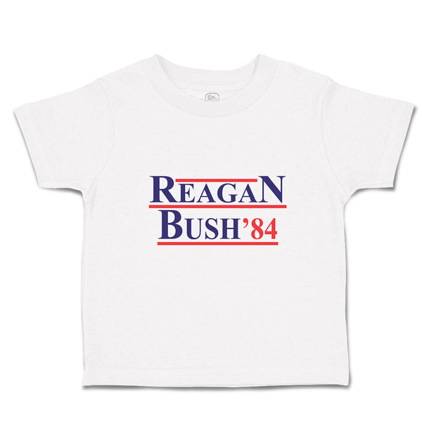 Toddler Clothes Reagan Bush' 84 President Political Leaders Committee Cotton