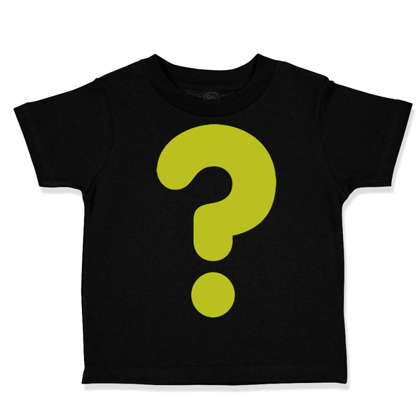 Toddler Clothes Question Mark Teacher School Education Toddler Shirt Cotton