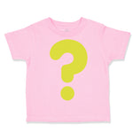 Toddler Clothes Question Mark Teacher School Education Toddler Shirt Cotton