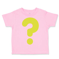 Toddler Clothes Question Mark Teacher School Education Toddler Shirt Cotton