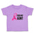 Toddler Clothes For My Aunt with Breast Cancer Awareness Pink Ribbon Cotton