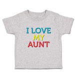 Toddler Clothes I Love My Aunt Toddler Shirt Baby Clothes Cotton