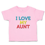 Toddler Clothes I Love My Aunt Toddler Shirt Baby Clothes Cotton