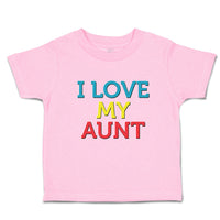 Toddler Clothes I Love My Aunt Toddler Shirt Baby Clothes Cotton