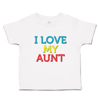 Toddler Clothes I Love My Aunt Toddler Shirt Baby Clothes Cotton