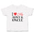 Toddler Clothes I Love My Aunts & Uncle with Heart Toddler Shirt Cotton