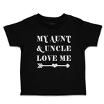 Toddler Clothes My Aunt & Uncle Love Me Toddler Shirt Baby Clothes Cotton