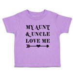 Toddler Clothes My Aunt & Uncle Love Me Toddler Shirt Baby Clothes Cotton