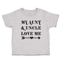 Toddler Clothes My Aunt & Uncle Love Me Toddler Shirt Baby Clothes Cotton