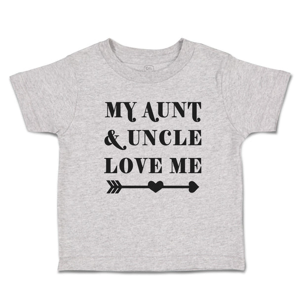 Toddler Clothes My Aunt & Uncle Love Me Toddler Shirt Baby Clothes Cotton