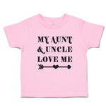 Toddler Clothes My Aunt & Uncle Love Me Toddler Shirt Baby Clothes Cotton