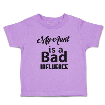 Toddler Clothes My Aunt Is A Bad Influence Toddler Shirt Baby Clothes Cotton