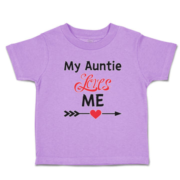 Toddler Clothes My Auntie Loves Me! Toddler Shirt Baby Clothes Cotton