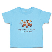 Toddler Clothes My Great Aunt Loves Me Toddler Shirt Baby Clothes Cotton