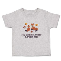 Toddler Clothes My Great Aunt Loves Me Toddler Shirt Baby Clothes Cotton