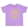 Toddler Clothes Sassy like My Aunt with Golden Heart and Arrow Pattern Cotton