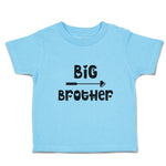 Cute Toddler Clothes Big Brother with Love Arrow Heart Pointed Toddler Shirt