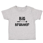 Cute Toddler Clothes Big Brother with Love Arrow Heart Pointed Toddler Shirt