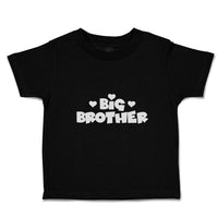 Cute Toddler Clothes Big Brother with Cute Little Hearts Toddler Shirt Cotton