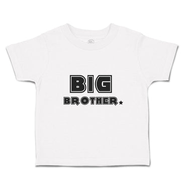 Cute Toddler Clothes Big Brother and Star Toddler Shirt Baby Clothes Cotton