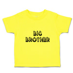 Big Brother Striped Pattern with Little Silhouette Hearts