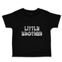 Cute Toddler Clothes Little Brother Striped Pattern Silhouette Hearts Cotton