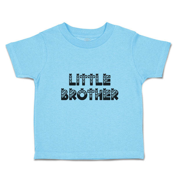 Cute Toddler Clothes Little Brother Striped Pattern Silhouette Hearts Cotton
