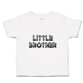 Cute Toddler Clothes Little Brother Striped Pattern Silhouette Hearts Cotton