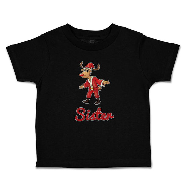 Cute Toddler Clothes Sister Deer Christmas Santa Claus's Costume Horns Cotton